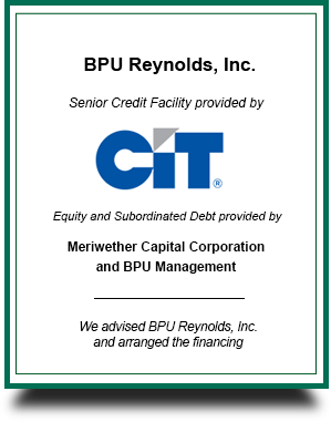 BPU Reynolds, Inc. - CIT